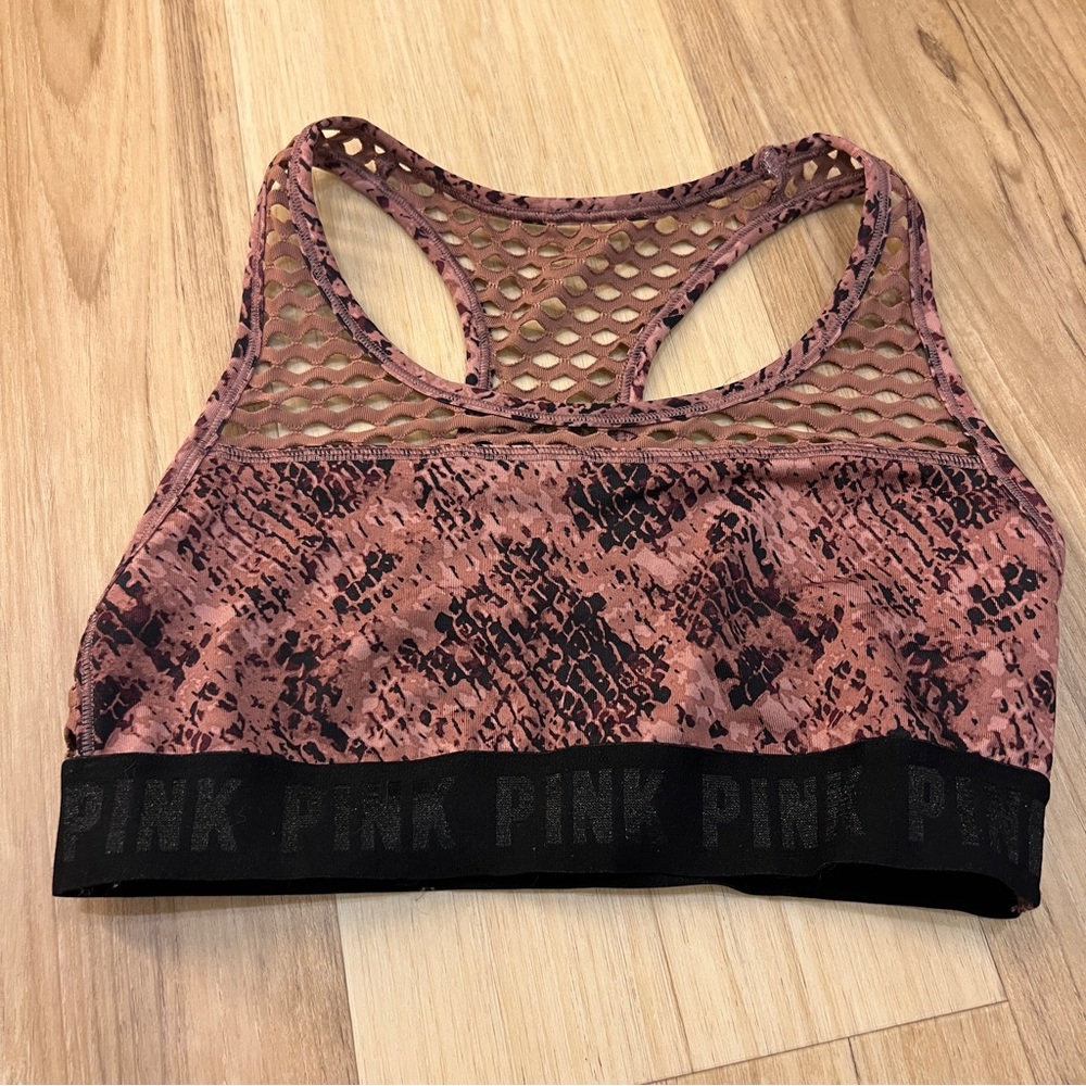 Mesh sports bra